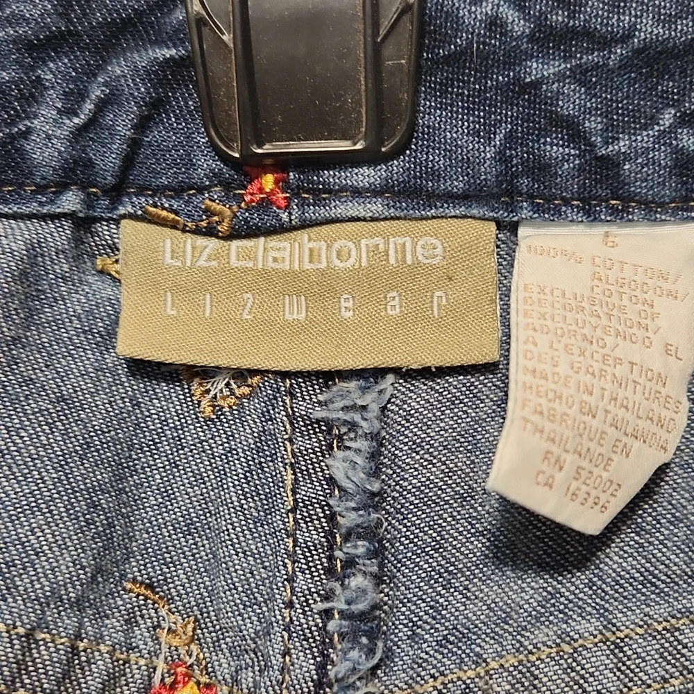 Vintage Liz Claiborne embroidered jeans - Picture 4 of 4